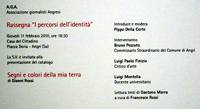 Il programma della presentazione Il programma della presentazione