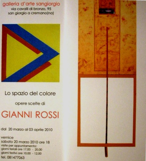 La locandina della mostra La locandina della mostra