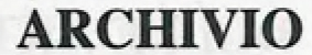 Dal periodico ARCHIVIO