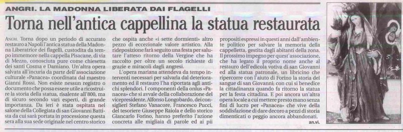 Da Il Mattino dell' 8 agosto 2007 Da Il Mattino dell' 8 agosto 2007