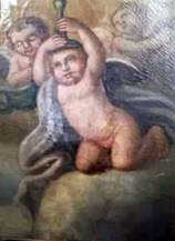 Il frammento del dipinto di San Pasquale Baylon