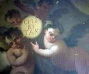 Il frammento del dipinto di San Francesco di Paola