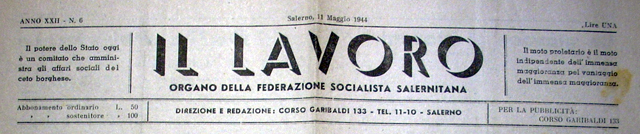 La testata IL LAVORO La testata IL LAVORO