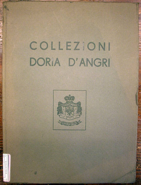 La copertina del catalogo dell'asta del 1940